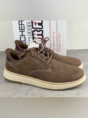 Skechers Men's Swift Fit Casual Shoes Hands Free Relaxed Fit Memory Foam 9.5